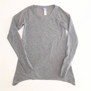 Ivivva Lululemon Girls Practice Ready Heather Gray Top Size 12